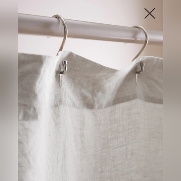 Quince | Bath | Nwot Quince Linen Gray Shower Curtain 72 X 72 396 ...